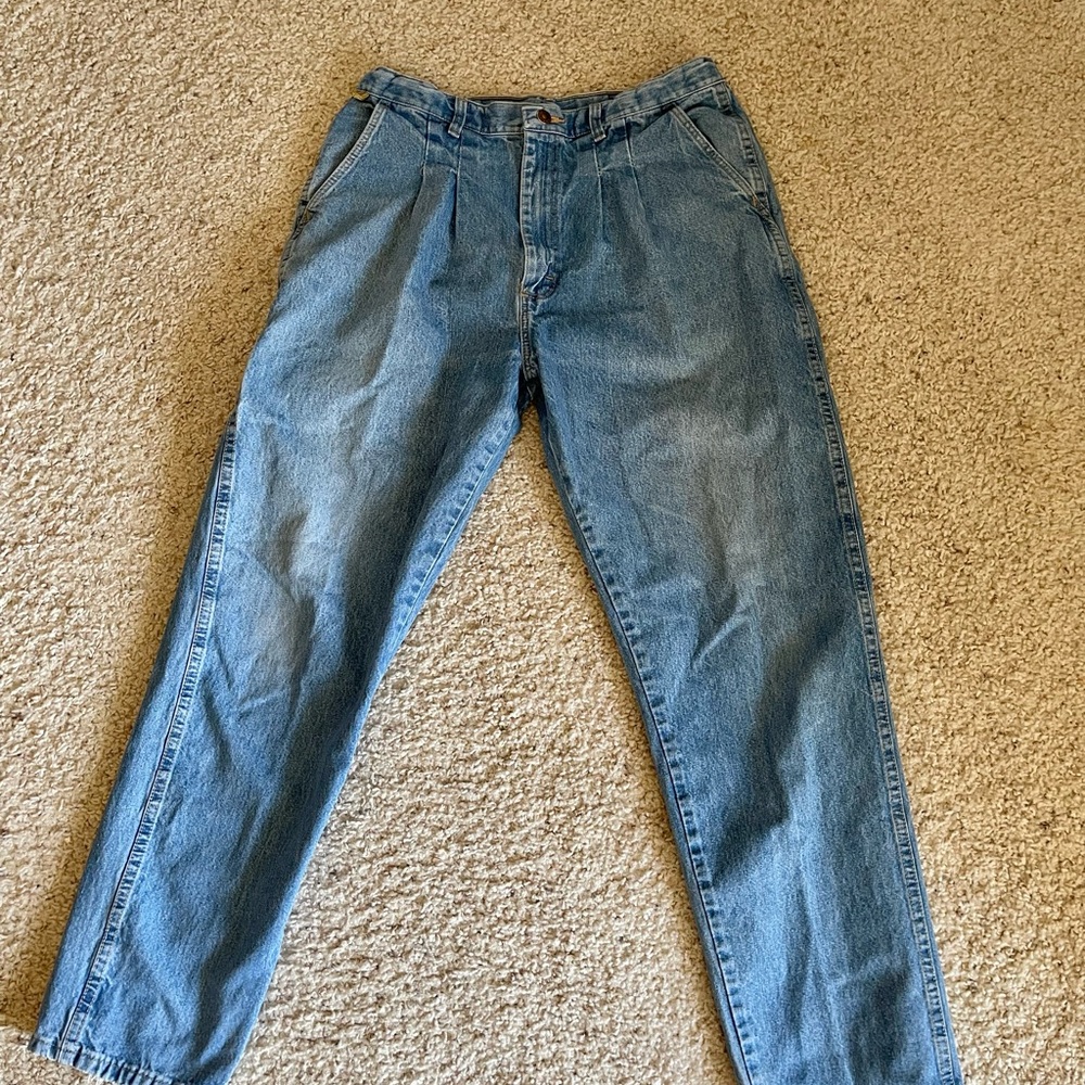Wrangler Light Blue Straight-Leg Jeans